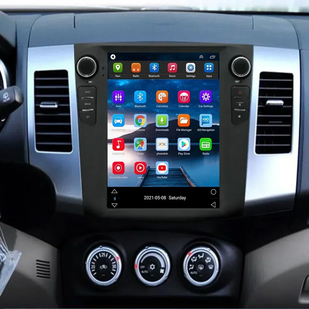 Tesla Style Screen Car Radio - راديو سيارة تسلا ستايل 8 كور