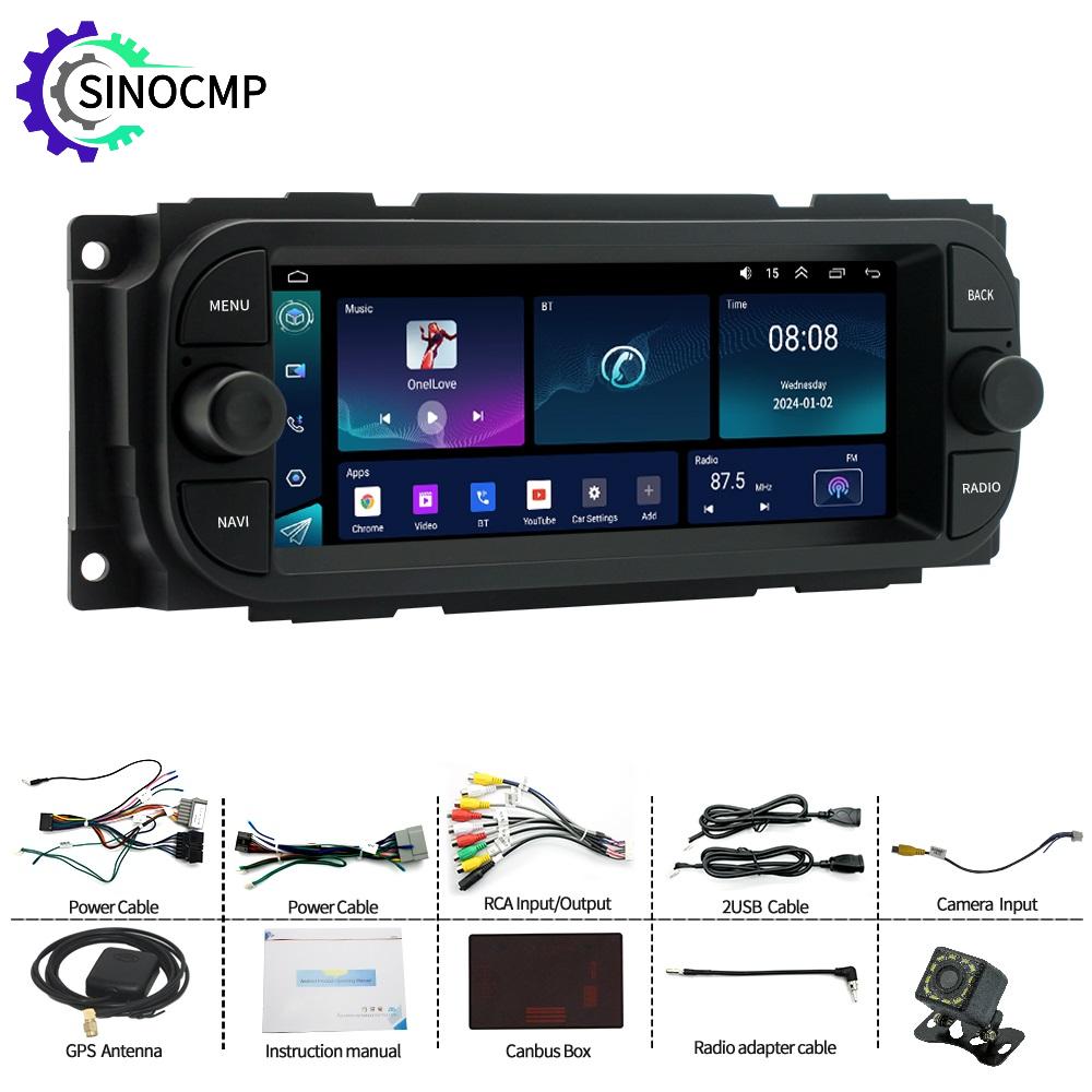 Car Multimedia Player Carplay Android Auto - راديو سيارة بنظام أندرويد 12 لسيارات