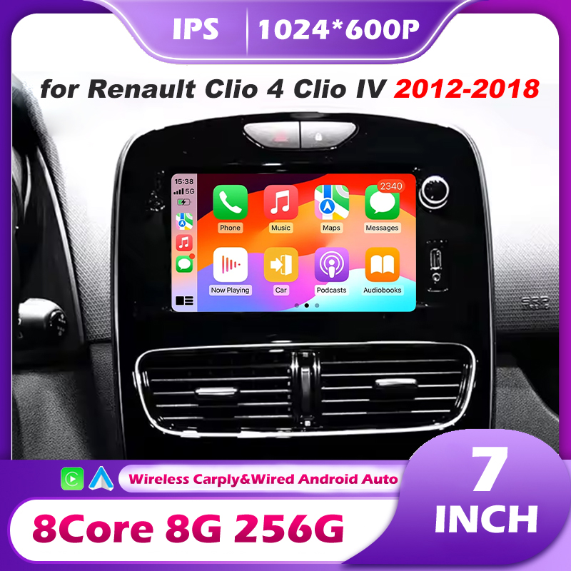 Car Multimedia Player Carplay Android Auto - لسيارة رينو كليو 4 (كليو IV)