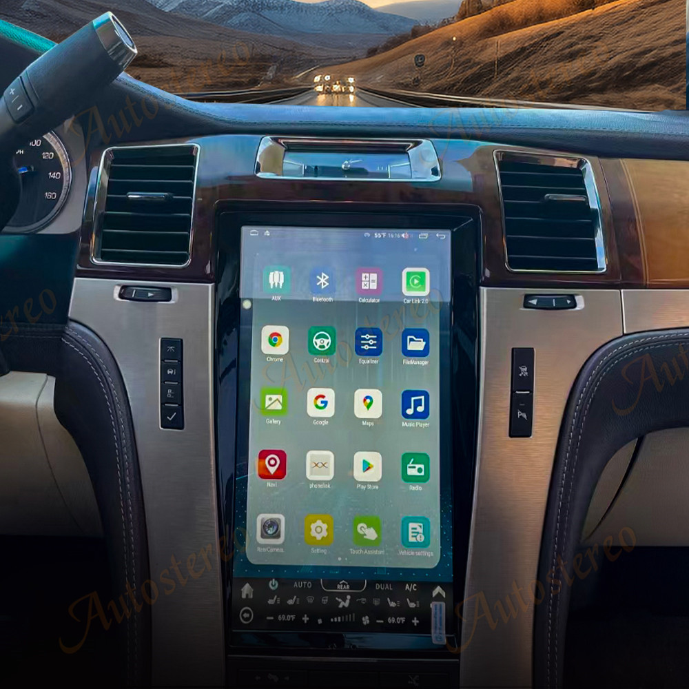 Android Head Unit 7862 Octa Core - 13.6 ''Ccarplay لكاديلاك إسكاليد 2004-2017 أندرويد