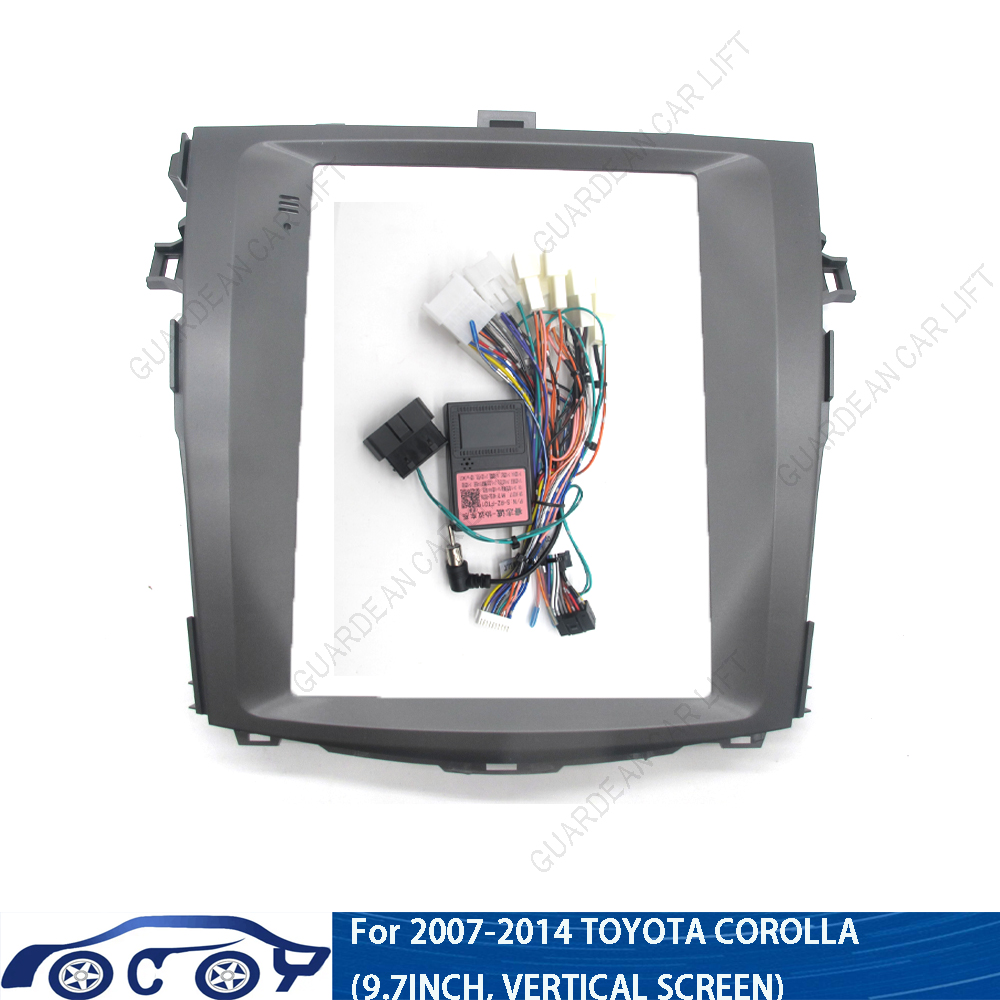 Tesla Style Screen Car Radio - لـ 2007-2014 TOYOTA COROLLA (9.7 بوصة،