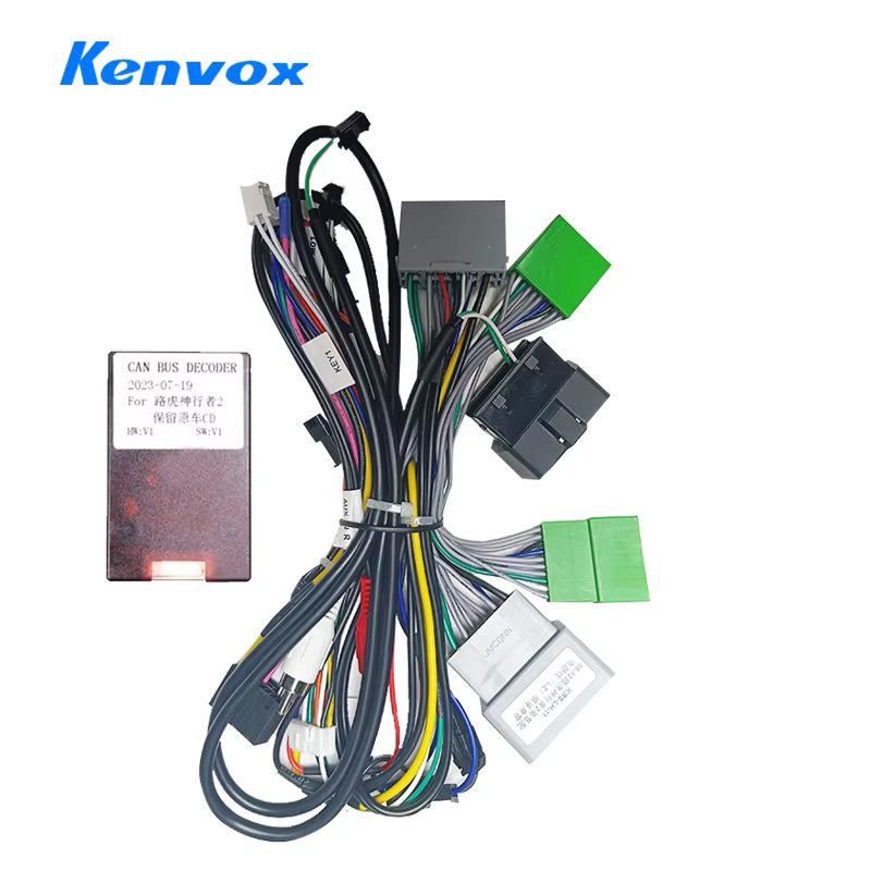 Car Stereo Canbus Decoder - كابل طاقة ومحول إشارة KENVOX 16Pin