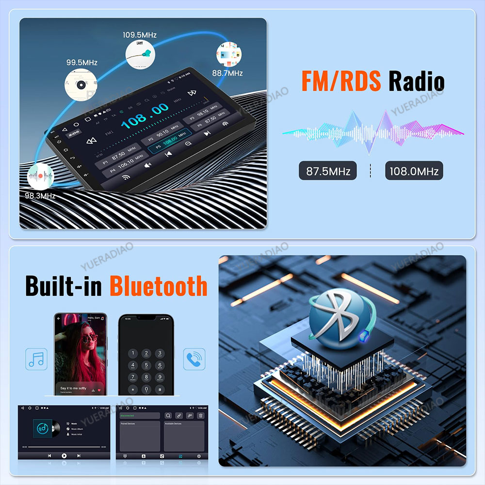 راديو سيارة بنظام أندرويد 17 ل - مراجعة Android Car Stereo 2 Din 8 Core وسعره