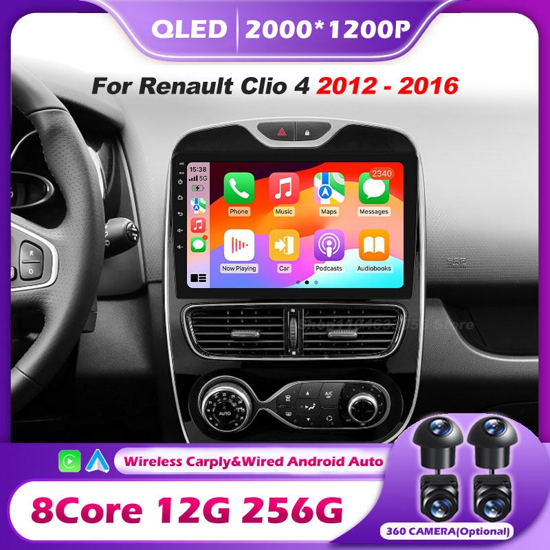 لسيارة رينو كليو 4 2012-2016،  - مراجعة Car Radio Gps Navigation 10 Inch وسعره