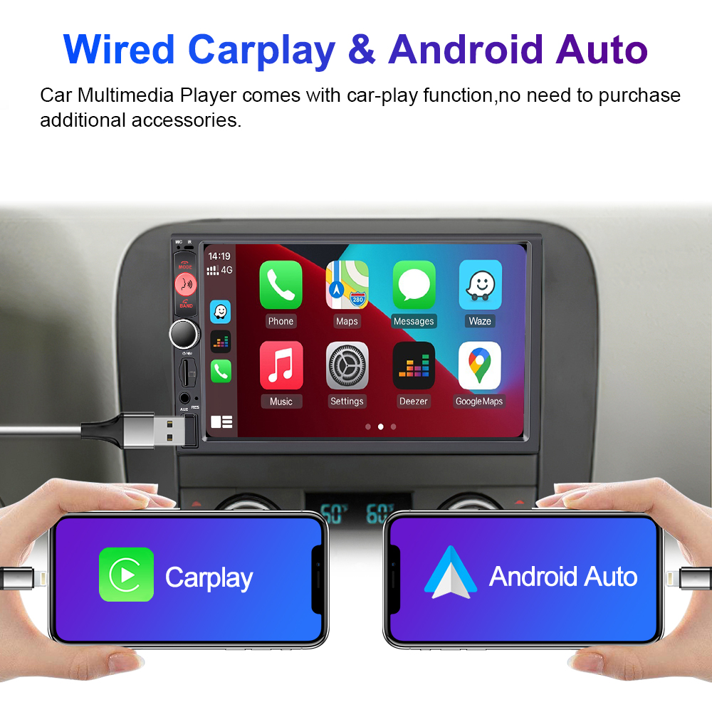 راديو سيارة LEHX 7 بوصة 2Din م - مراجعة Car Dvd Player Bluetooth Steering Wheel وسعره