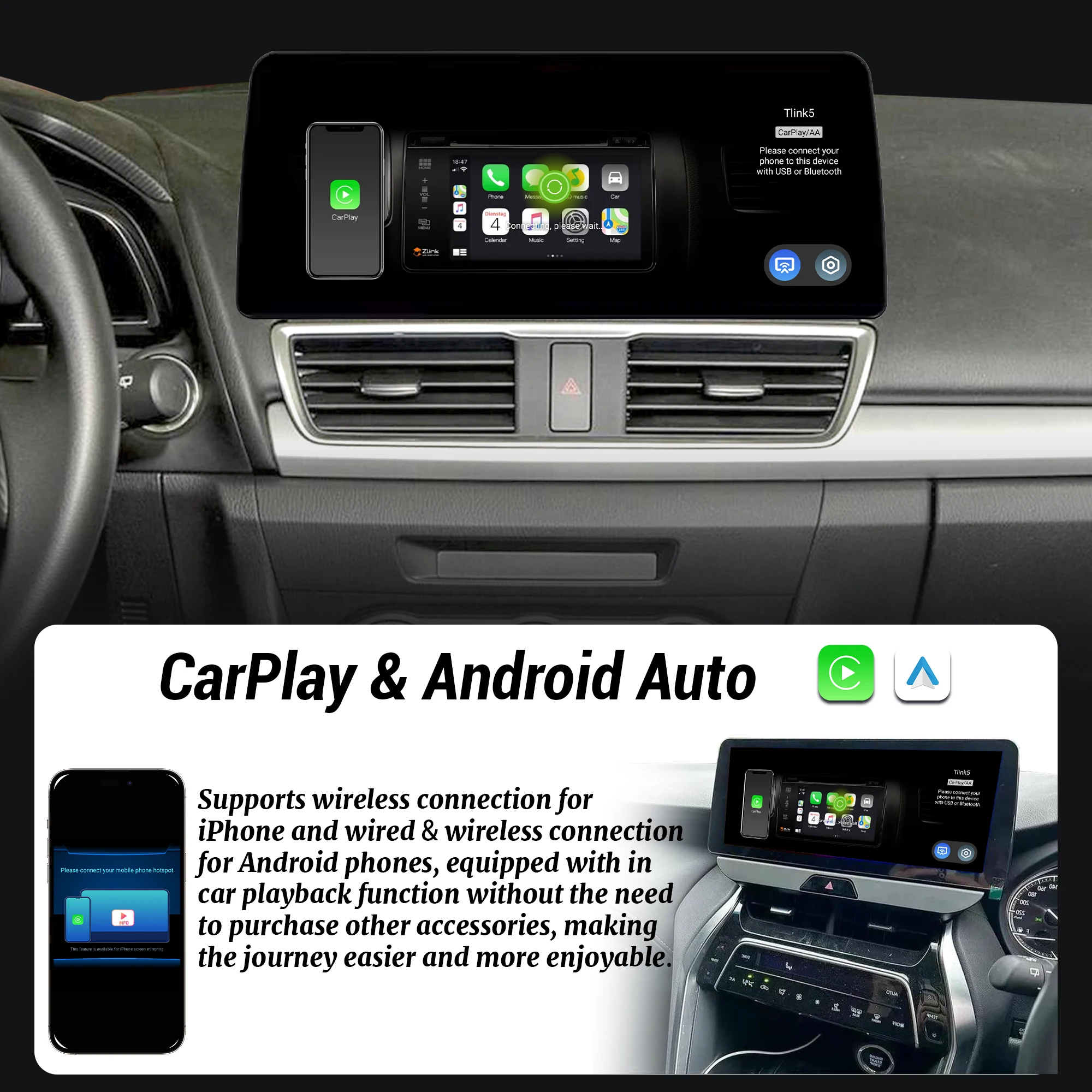 12.3 بوصة لنيسان Teana Altima  - مراجعة Android Auto Head Unit 12.3 Inch وسعره
