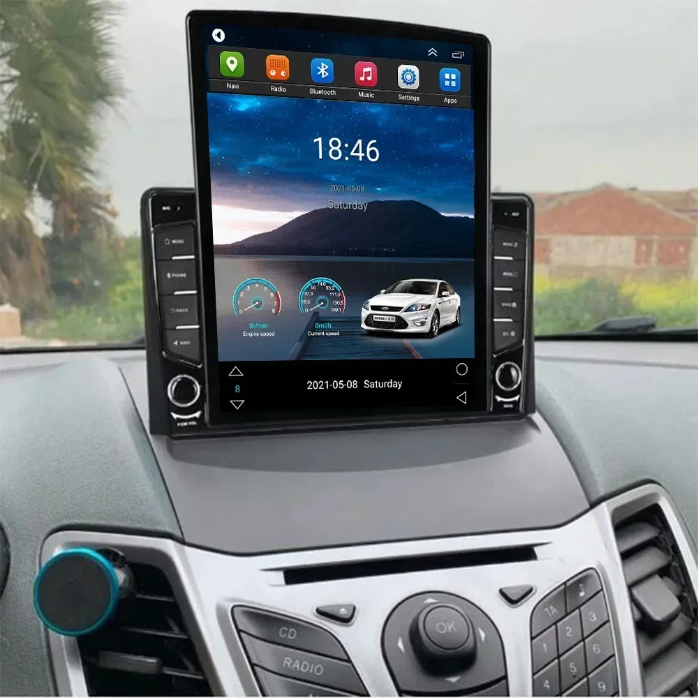 راديو سيارة بنظام أندرويد 13 ب - مراجعة Tesla Style Screen Car Radio وسعره
