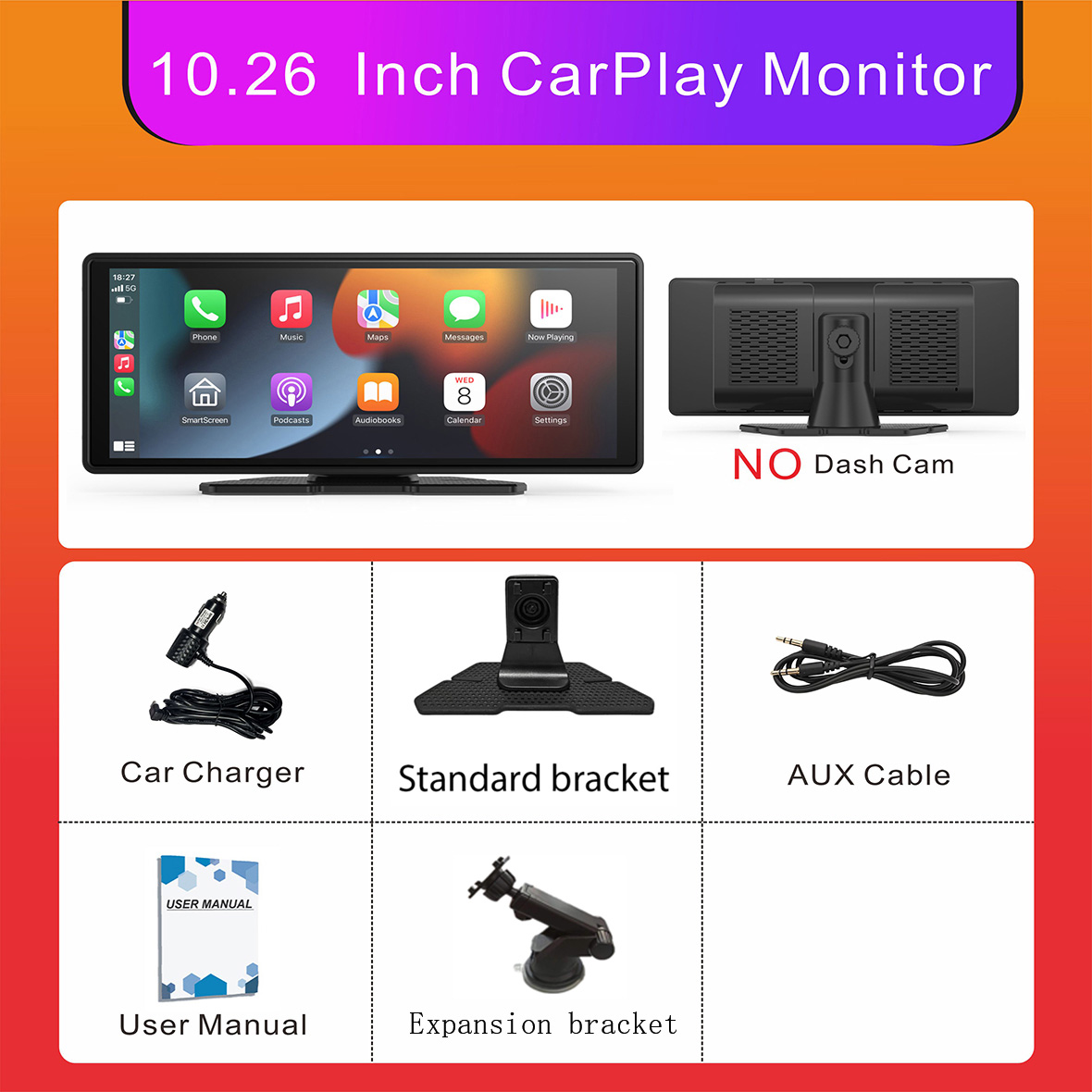 شاشة سيارة 10.26 بوصة مع راديو - مراجعة Car Multimedia Player Carplay Android Auto وسعره