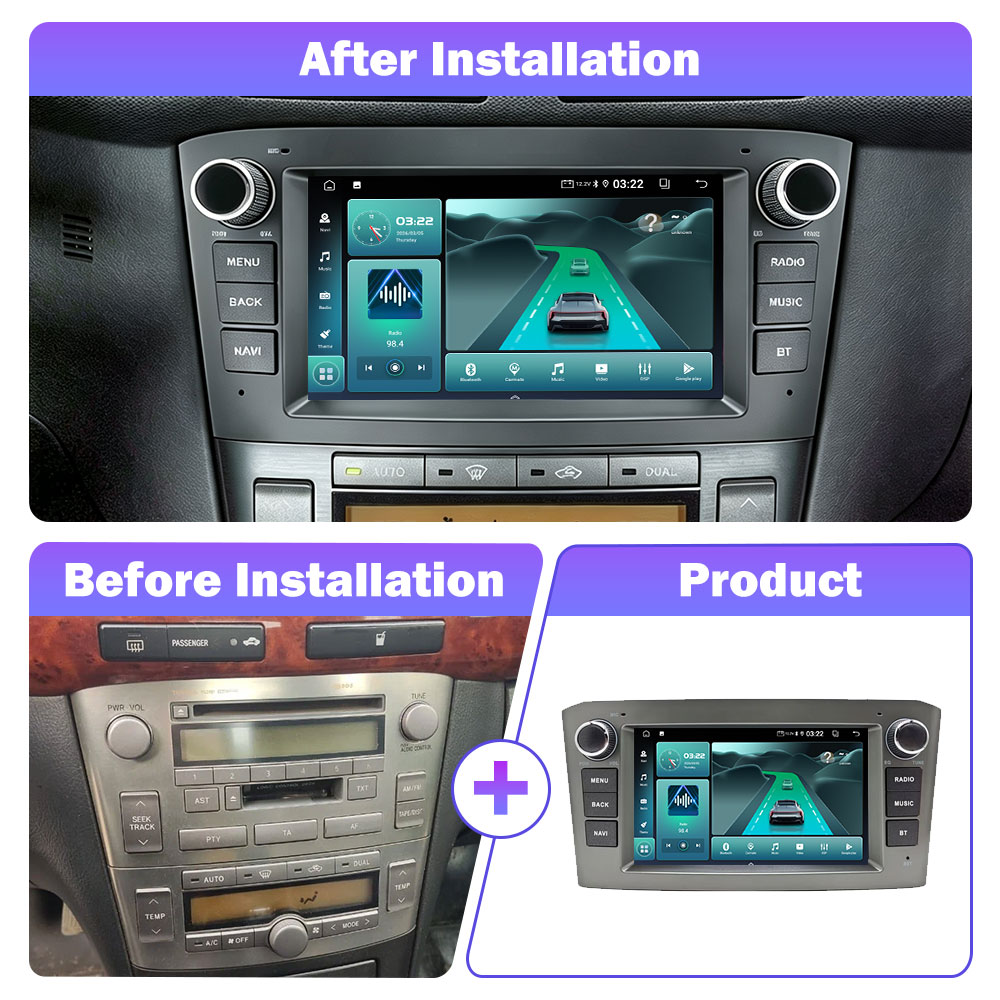 راديو سيارة أندرويد 15 لتويوتا - مراجعة Android Head Unit 6Gb 128Gb وسعره