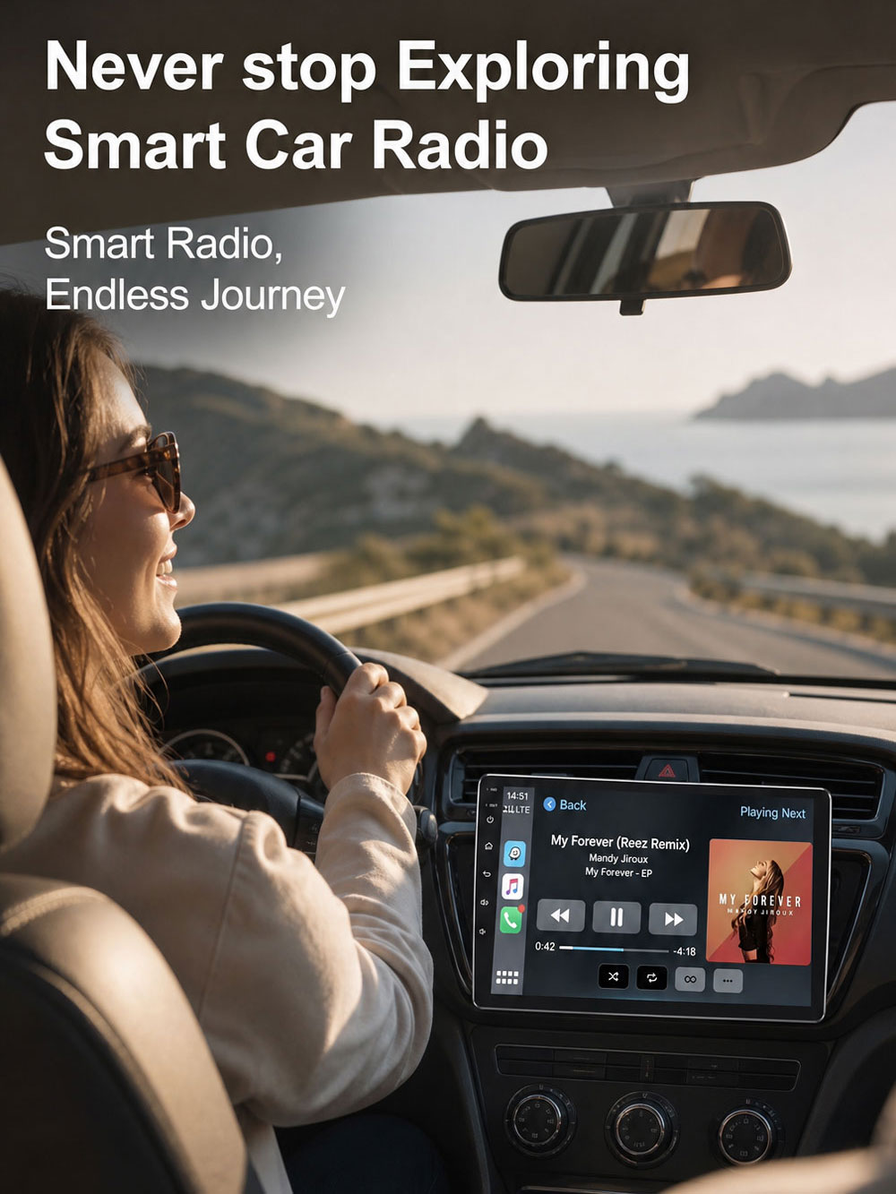 مشغل فيديو للسيارة بنظام أندرو - مراجعة Car Radio Gps Navigation 10 Inch وسعره