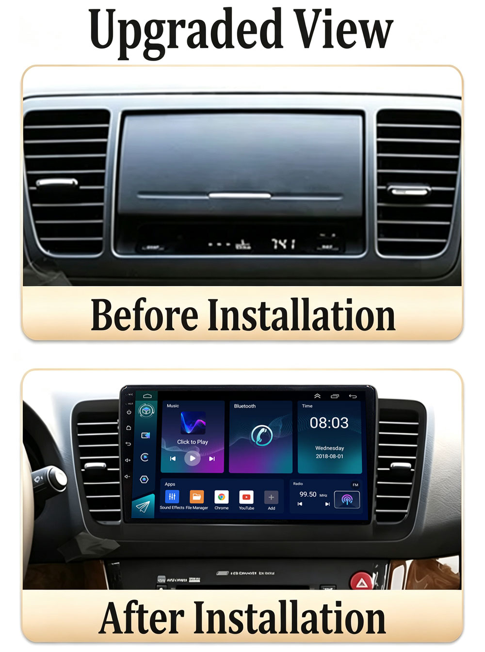 مشغل DVD للسيارة بنظام أندرويد - مراجعة Car Radio Gps Navigation 10 Inch وسعره