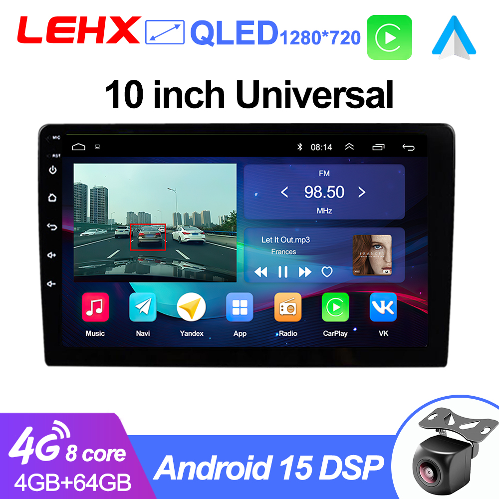راديو سيارة LEHX 1 بوصة لاسلكي - مراجعة Car Dvd Player Bluetooth Steering Wheel وسعره