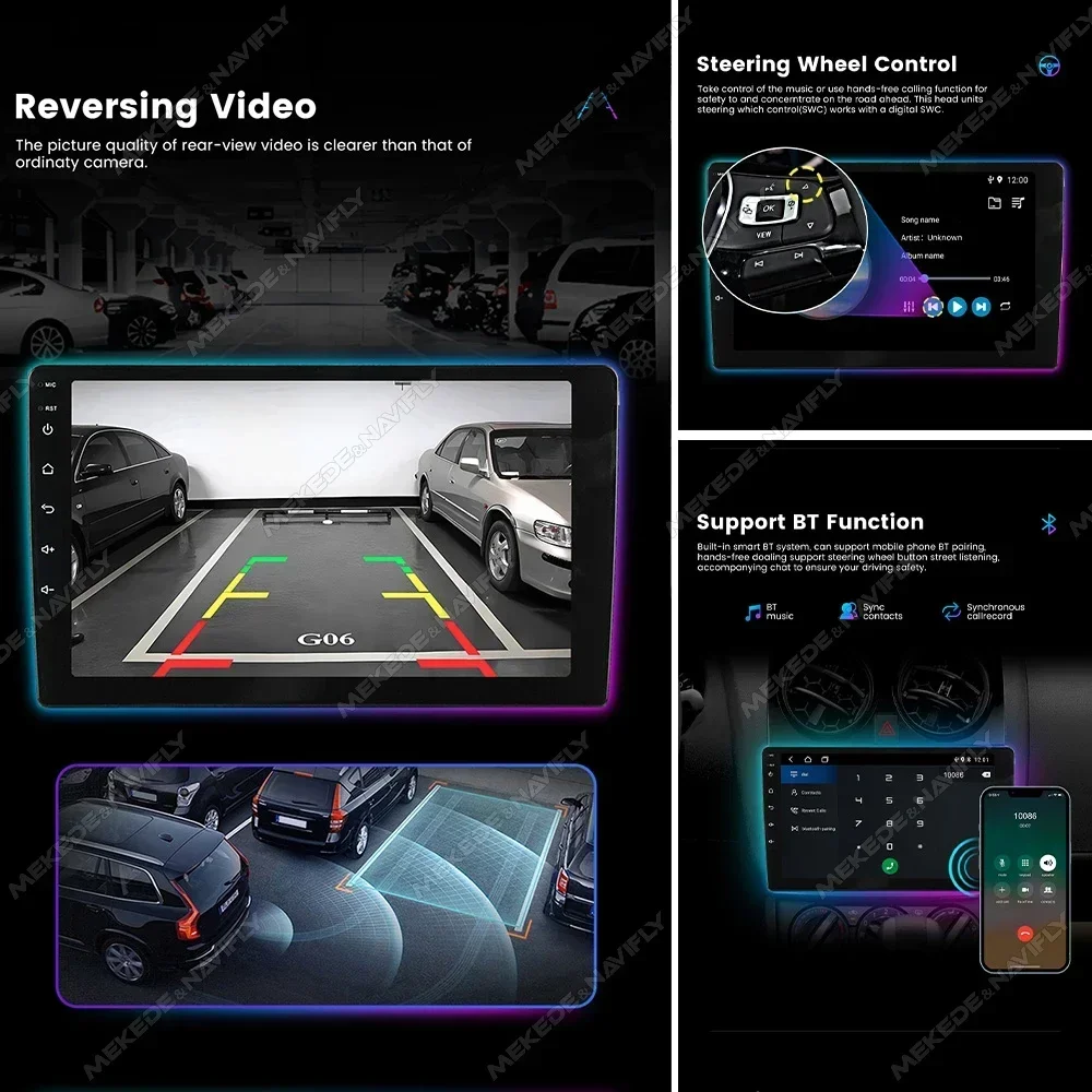 نظام صوتي ذكي للسيارة من MEKED - مراجعة Car Radio Gps Navigation 10 Inch وسعره