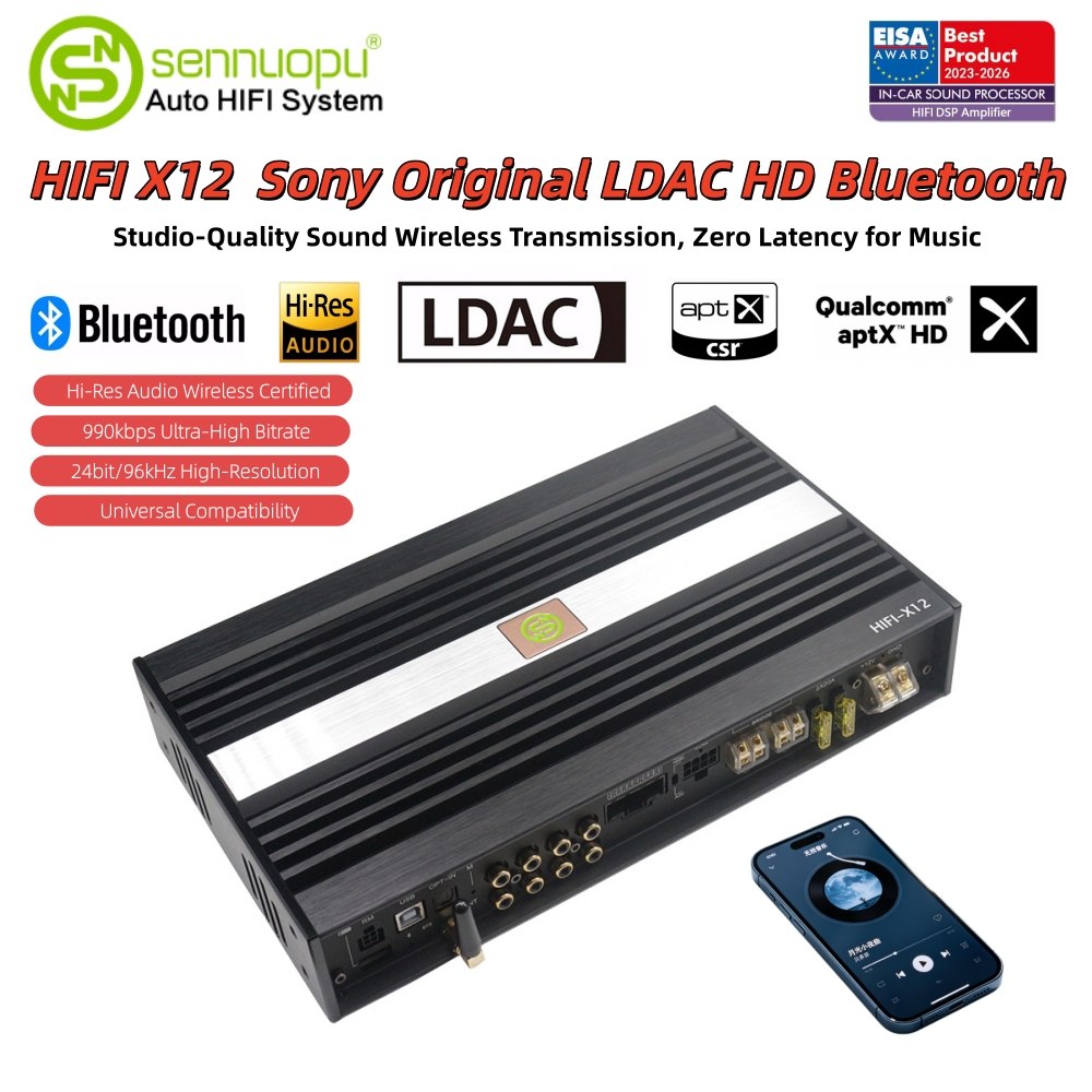 Sennuopu 8 قناة سيارة مكبر للص - مراجعة Car Stereo Dsp 8 Channel وسعره
