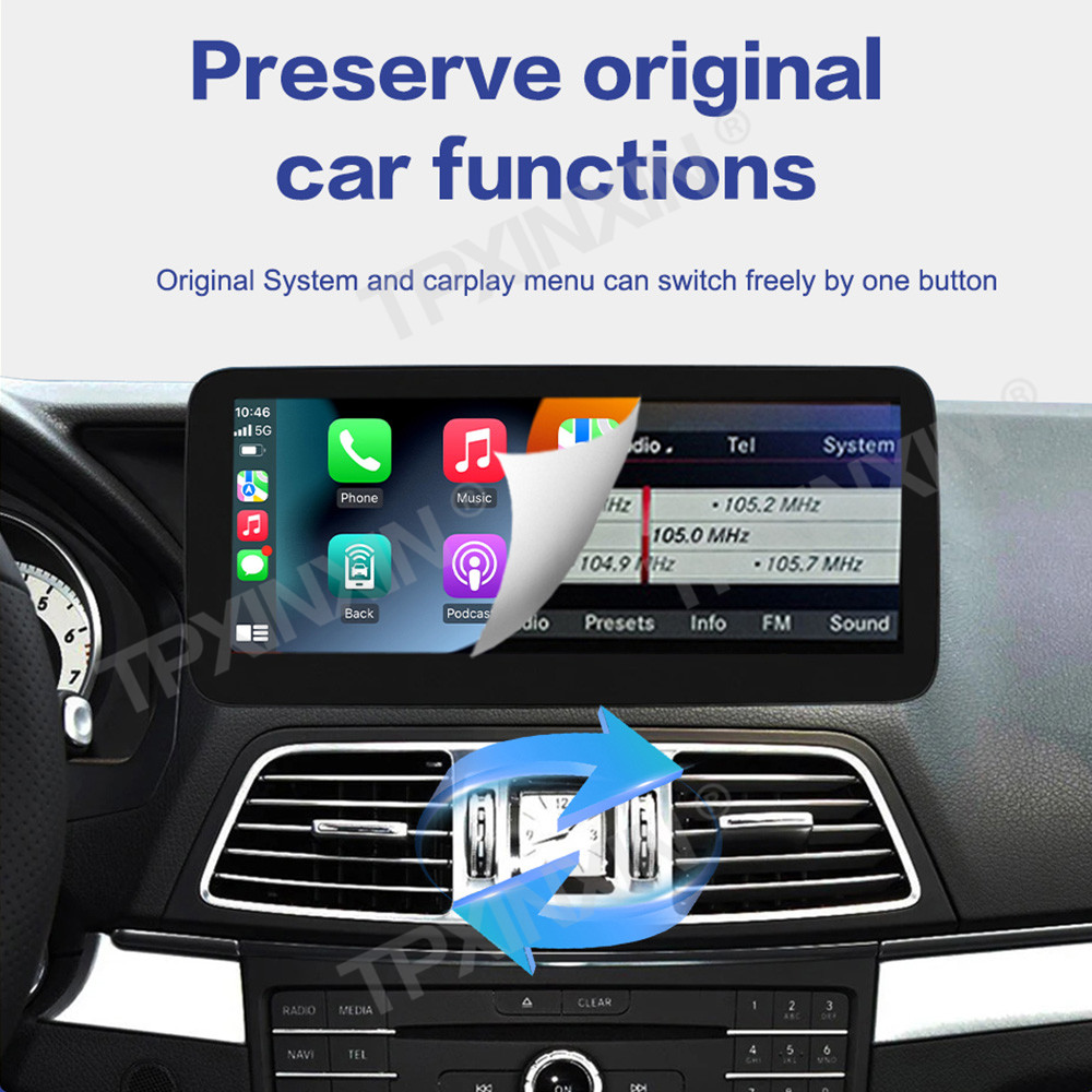 لسيارات مرسيدس بنز E كوبيه W20 - مراجعة Android Auto Head Unit 12.3 Inch وسعره